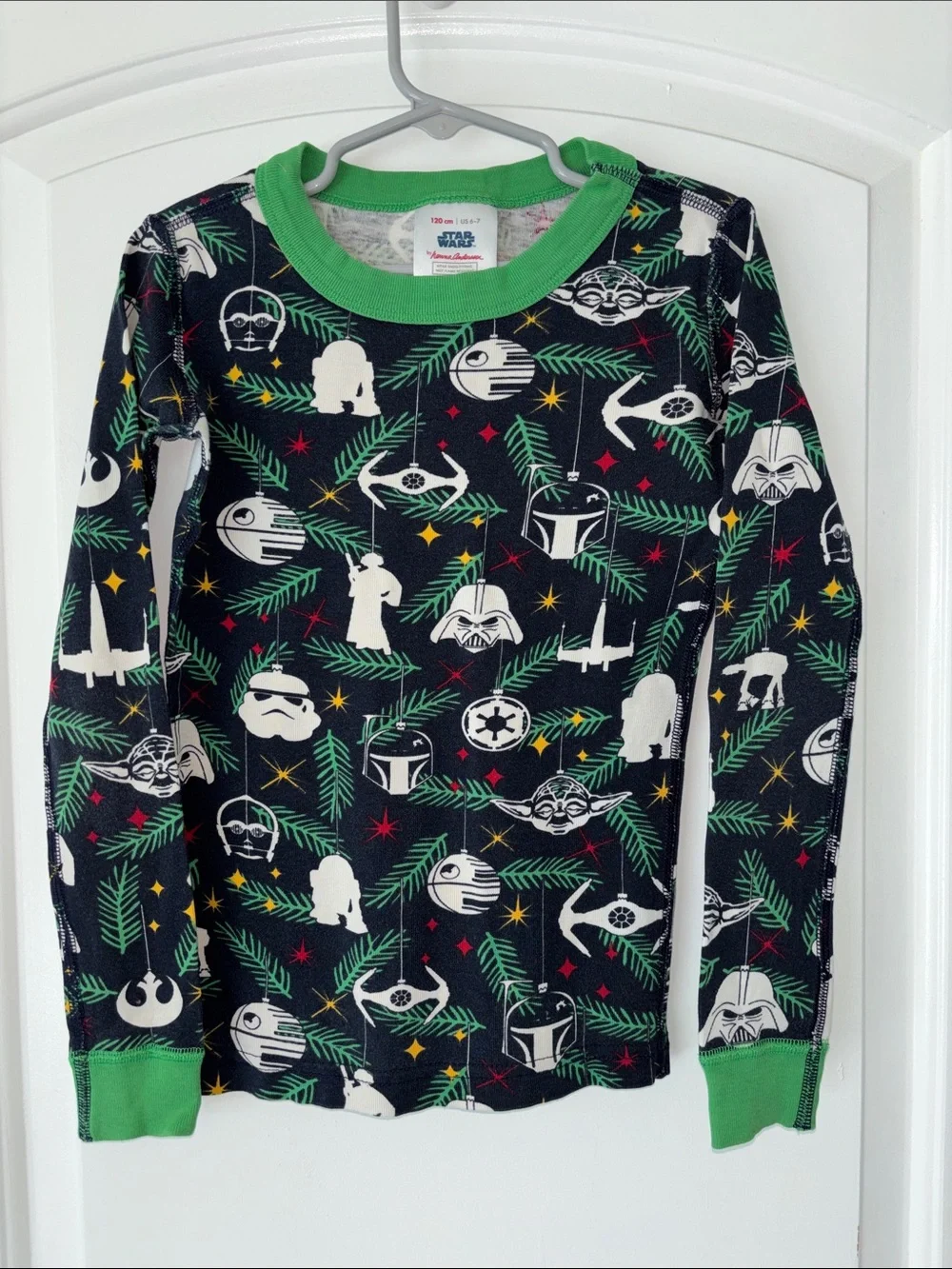 Star Wars Hanna Andersson organic cotton pajamas set 120 6-7